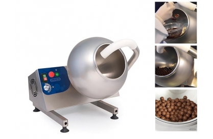 Csokoládé bevonó drazsírozó gép 16 liter Chocolate World CPM16